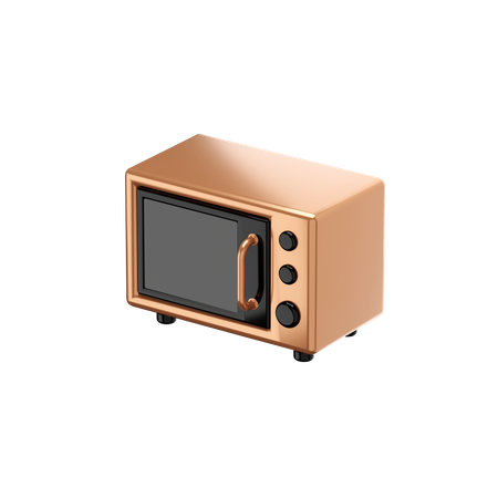 Microwave  3D Icon