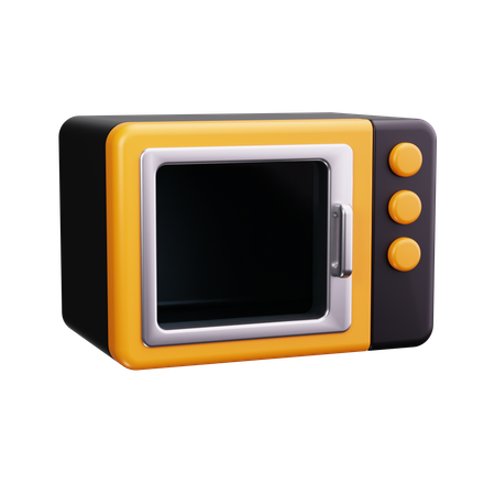 Microwave  3D Icon