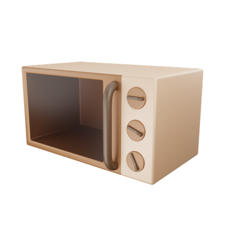 Microwave  3D Icon