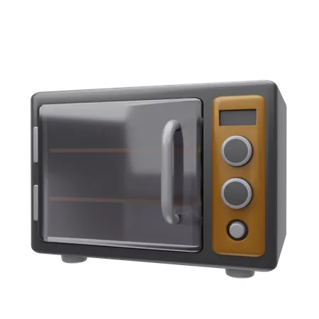 Microwave  3D Icon