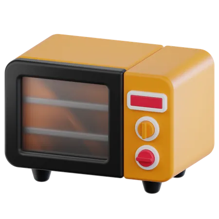 Microwave  3D Icon