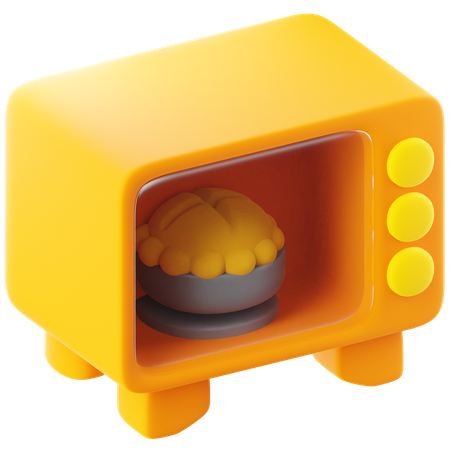 Microwave  3D Icon