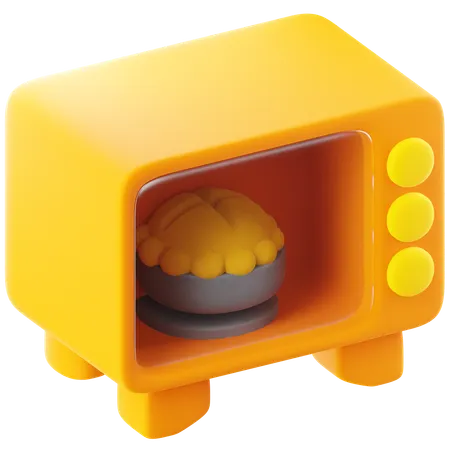 Microwave  3D Icon