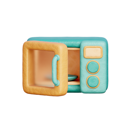 Microwave  3D Icon