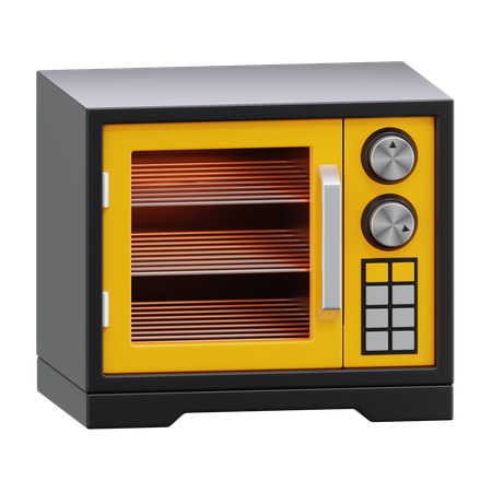 Microwave  3D Icon