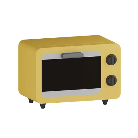 Microwave  3D Icon