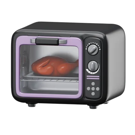 Microwave  3D Icon