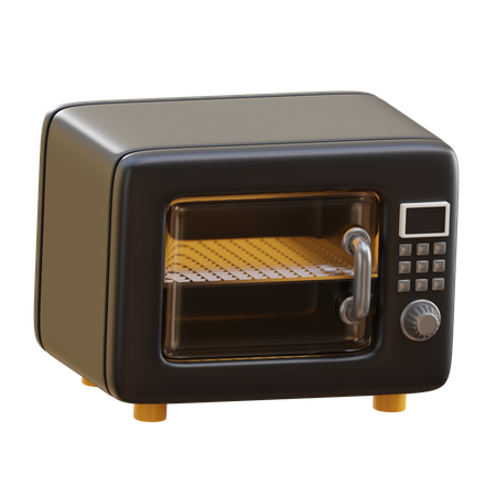 Microwave  3D Icon