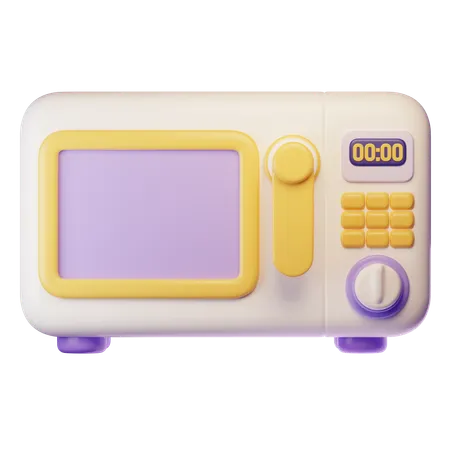 Microwave  3D Icon