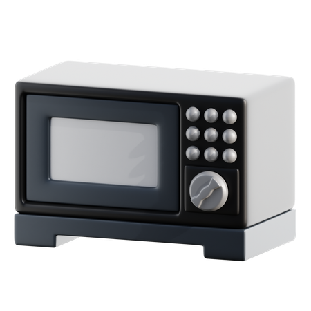 Microwave  3D Icon