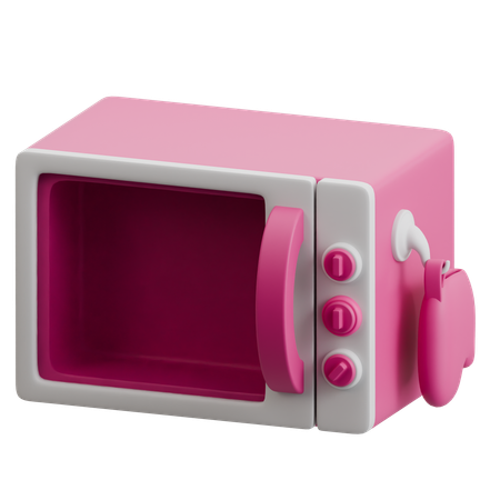 Microwave  3D Icon
