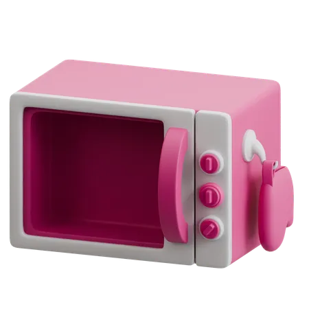 Microwave  3D Icon