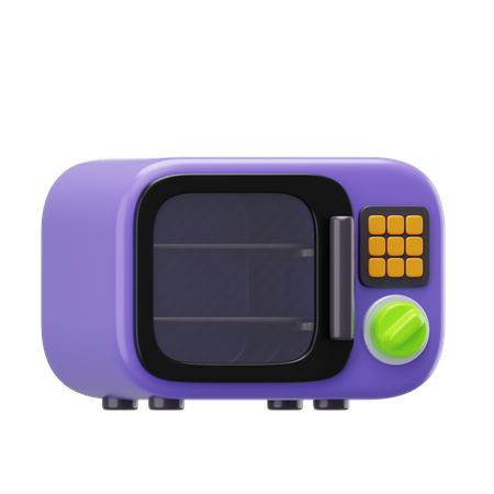 Microwave  3D Icon