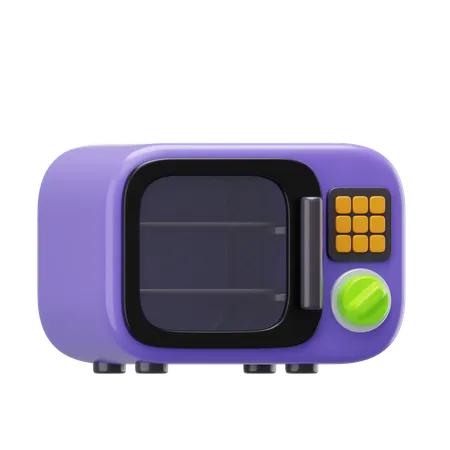 Microwave  3D Icon