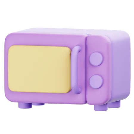 Microwave  3D Icon