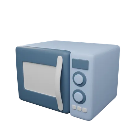 Microwave  3D Icon