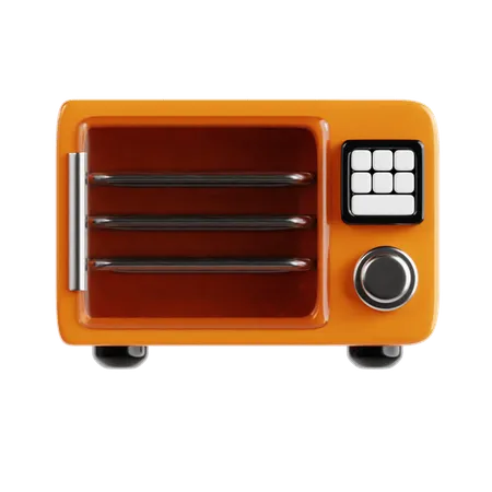 Microwave  3D Icon