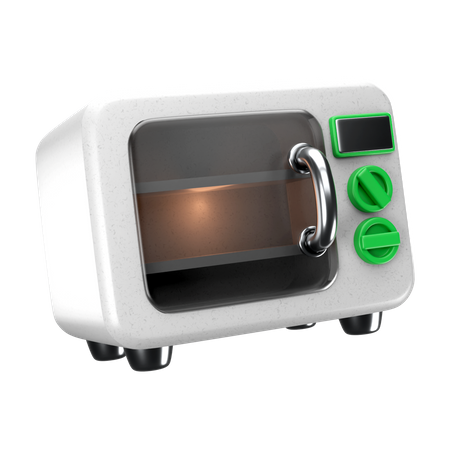 Microwave  3D Icon