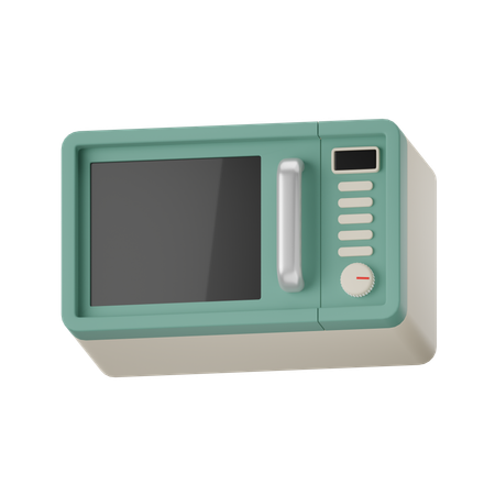 Microwave  3D Icon