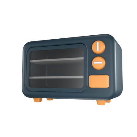 Microwave  3D Icon