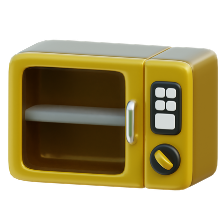 Microwave  3D Icon