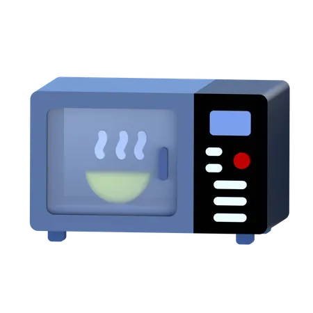 Microwave  3D Icon