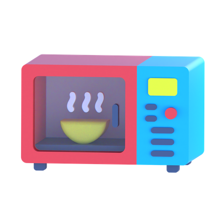 Microwave  3D Icon