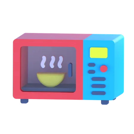 Microwave  3D Icon