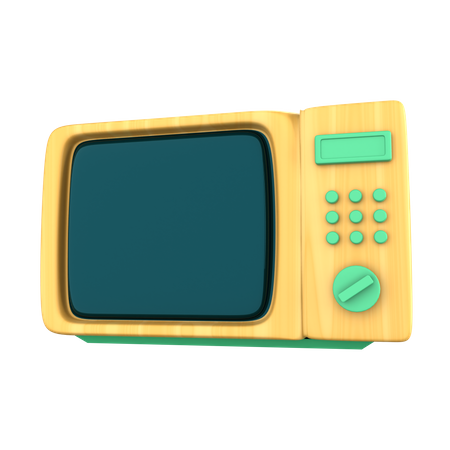 Microwave  3D Icon