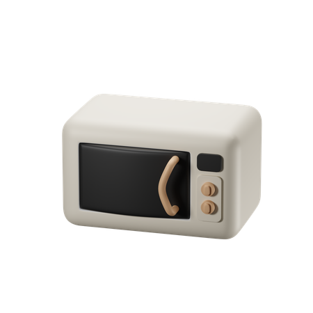 Microwave  3D Icon