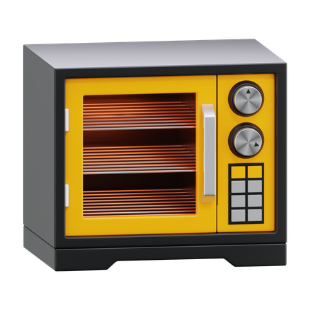 Microwave  3D Icon