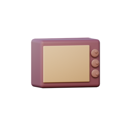 Microwave  3D Icon