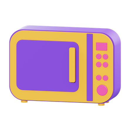 Microwave  3D Icon