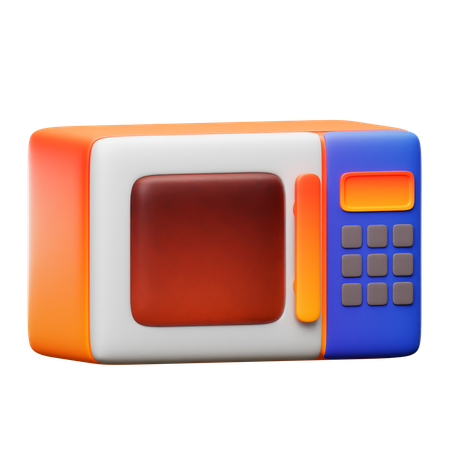 Microwave  3D Icon