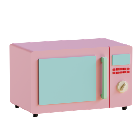 Microwave  3D Icon