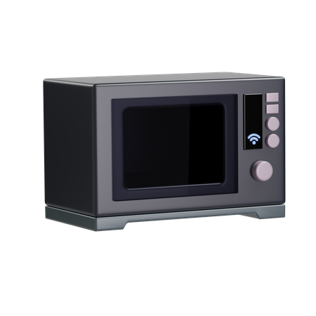 Microwave 3D Illustration