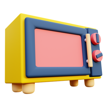 Microwave 3D Icon