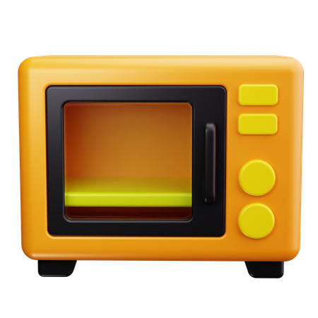 Microwave Oven  3D Icon