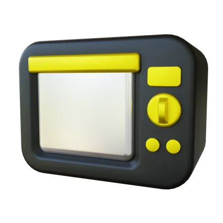 Microwave Oven  3D Icon