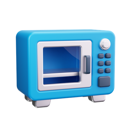 Microwave Oven  3D Icon