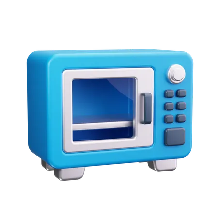 Microwave Oven  3D Icon