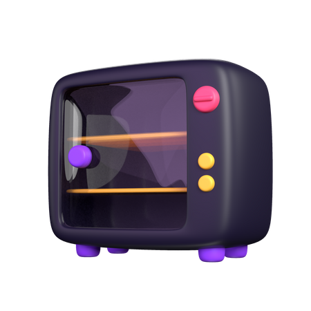 Microwave Oven  3D Icon