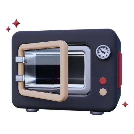 Microwave Oven  3D Icon