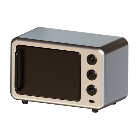 Microwave oven  3D Icon