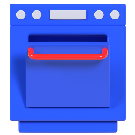 Microwave Oven  3D Icon