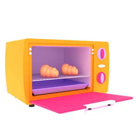 Microwave oven  3D Icon