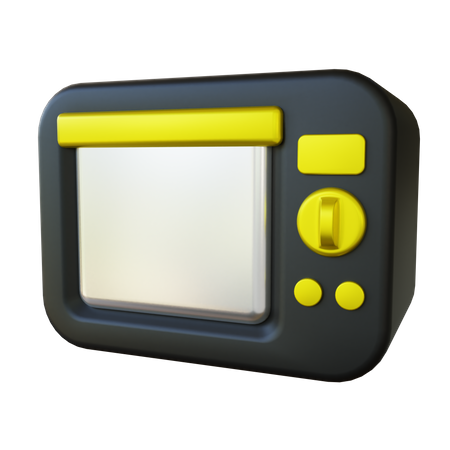 Microwave Oven  3D Icon