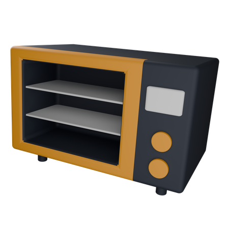 Microwave Oven  3D Icon