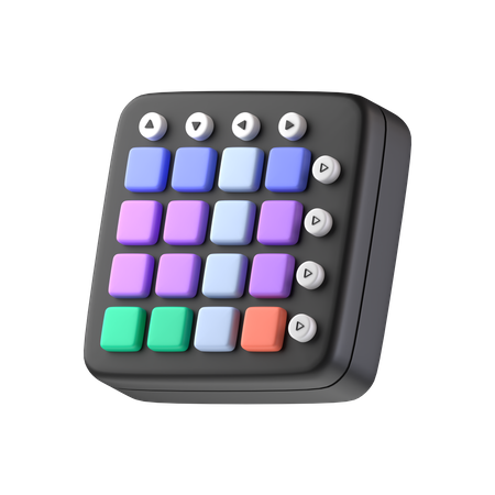 Midi Pad  3D Icon