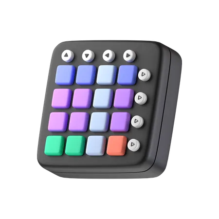 Midi Pad  3D Icon